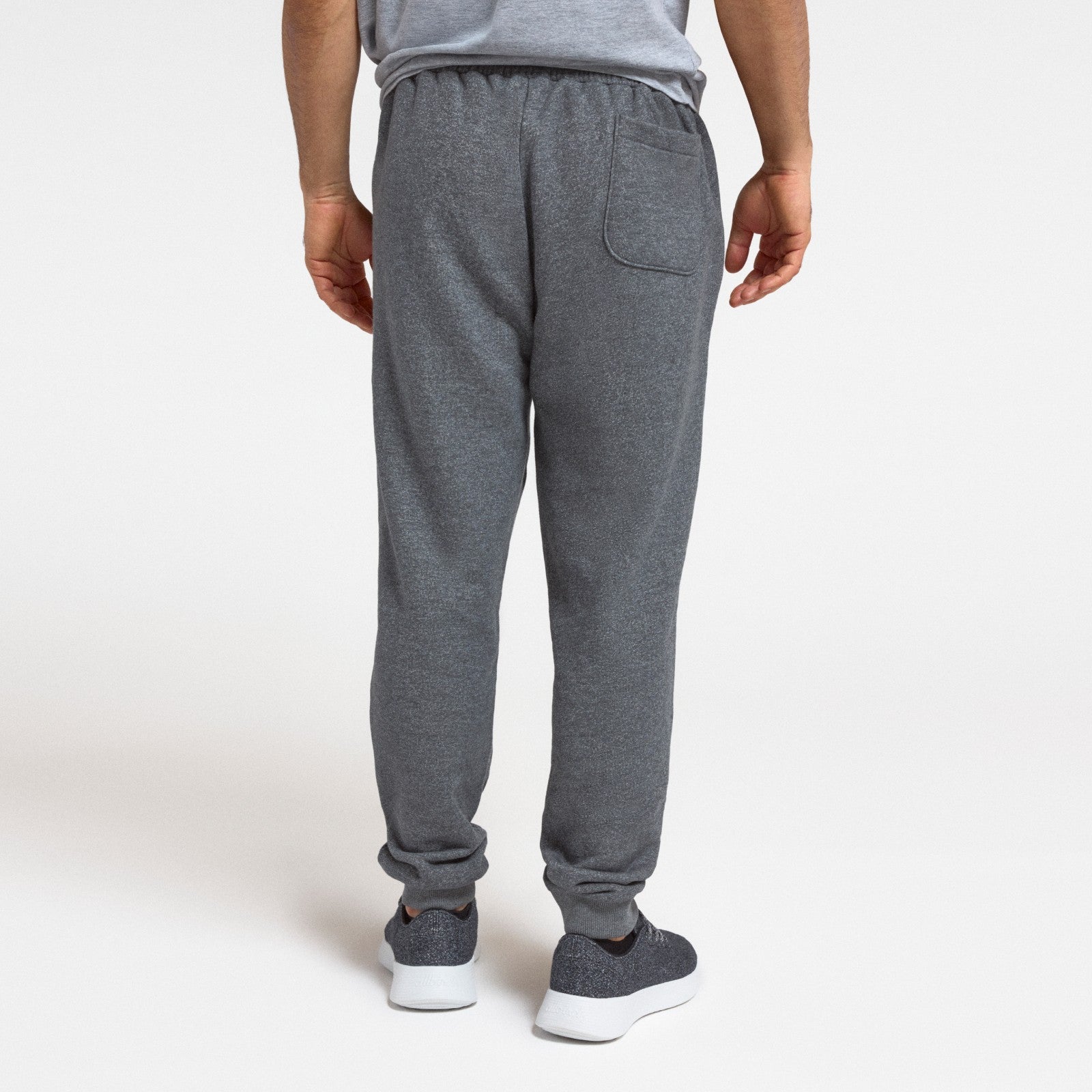 Alternative view of Men's Merino Blend Sweatpant - Natural Grey Heather