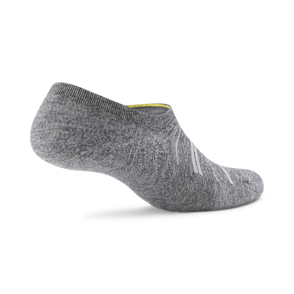 Alternative view of Anytime No Show Sock - Natural Grey Heather/Light Grey