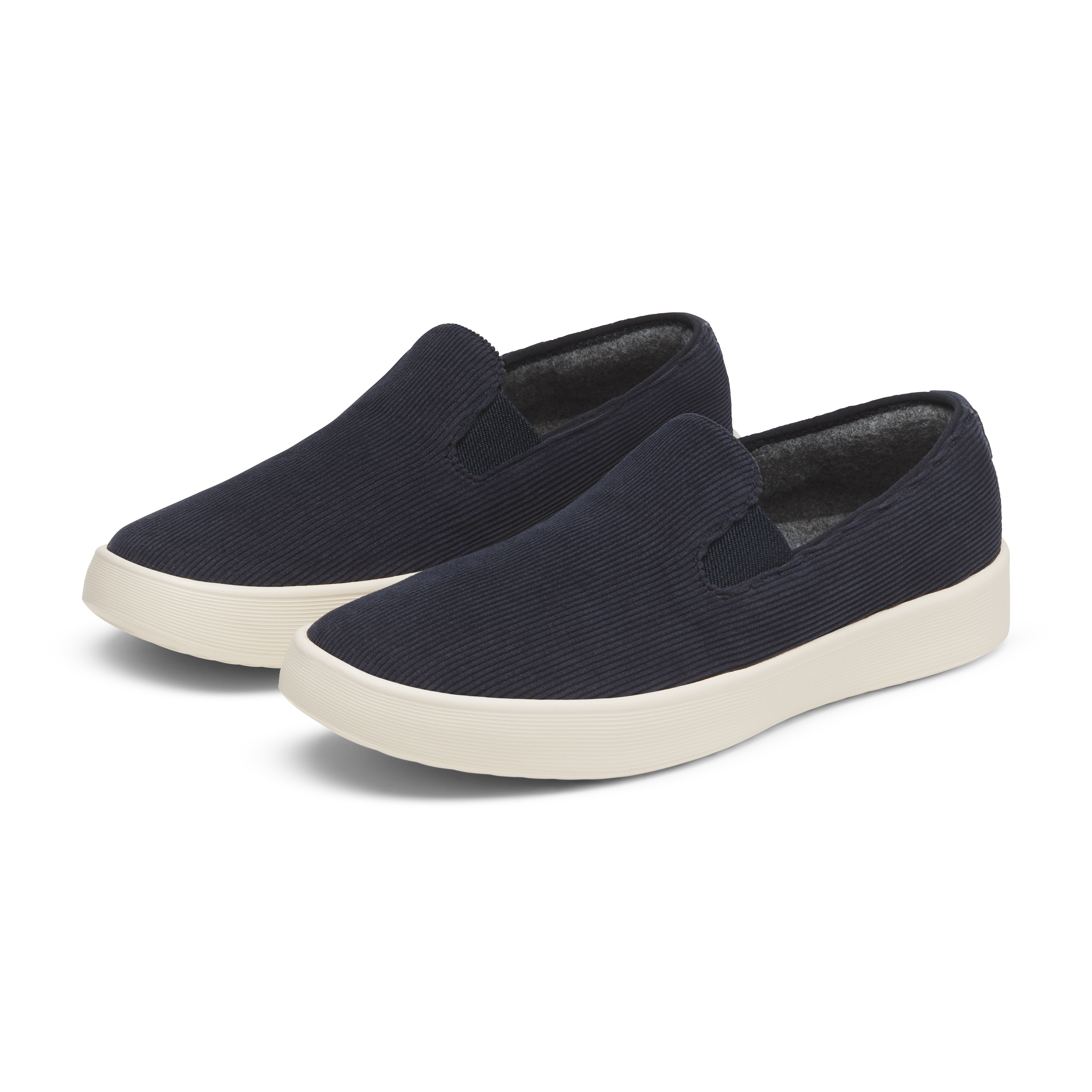 Women's Cruiser Slip On Corduroy - Dark Navy (Stony Cream Sole) - Image 5