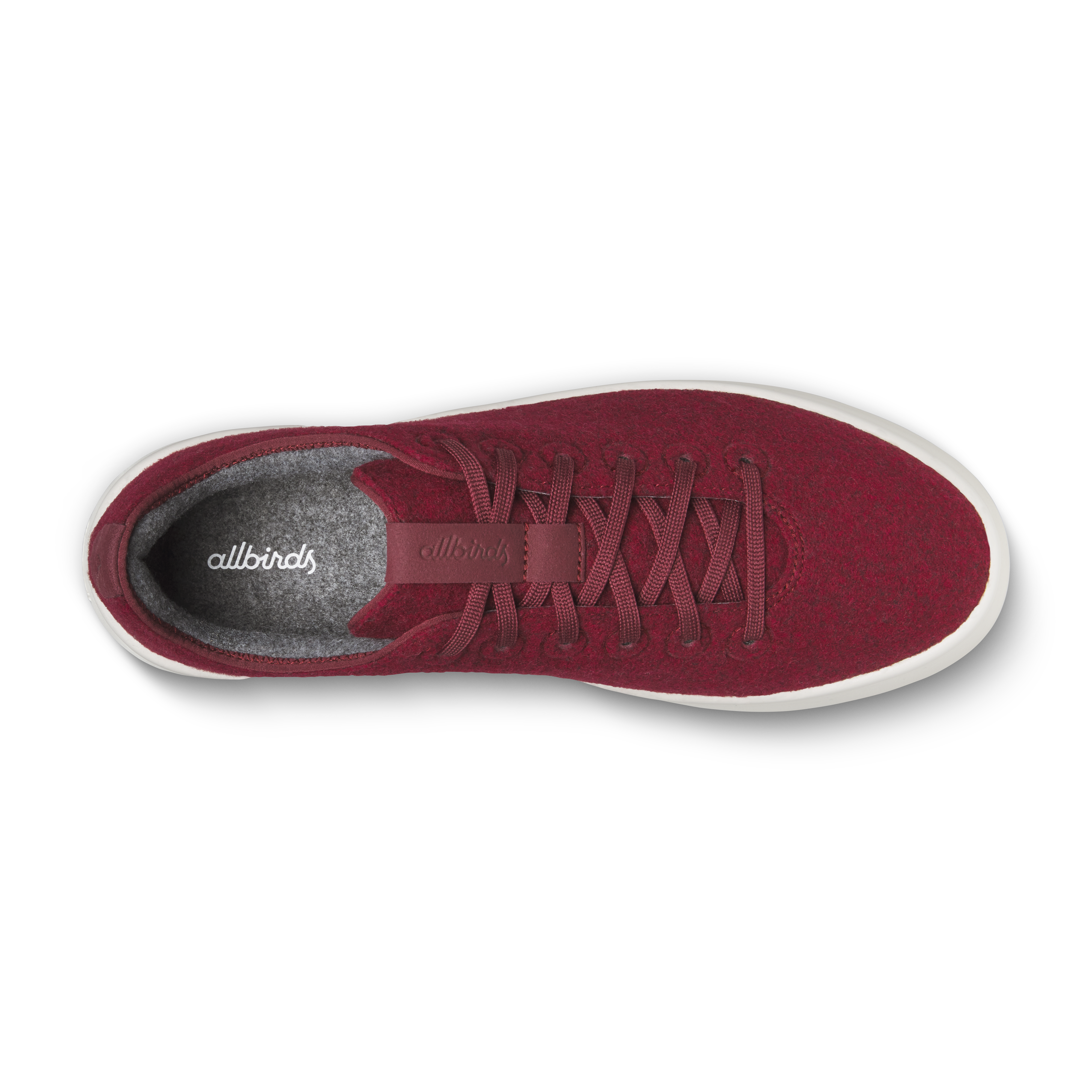 Men's Wool Cruiser - Burgundy (Natural White Sole) - Image 3