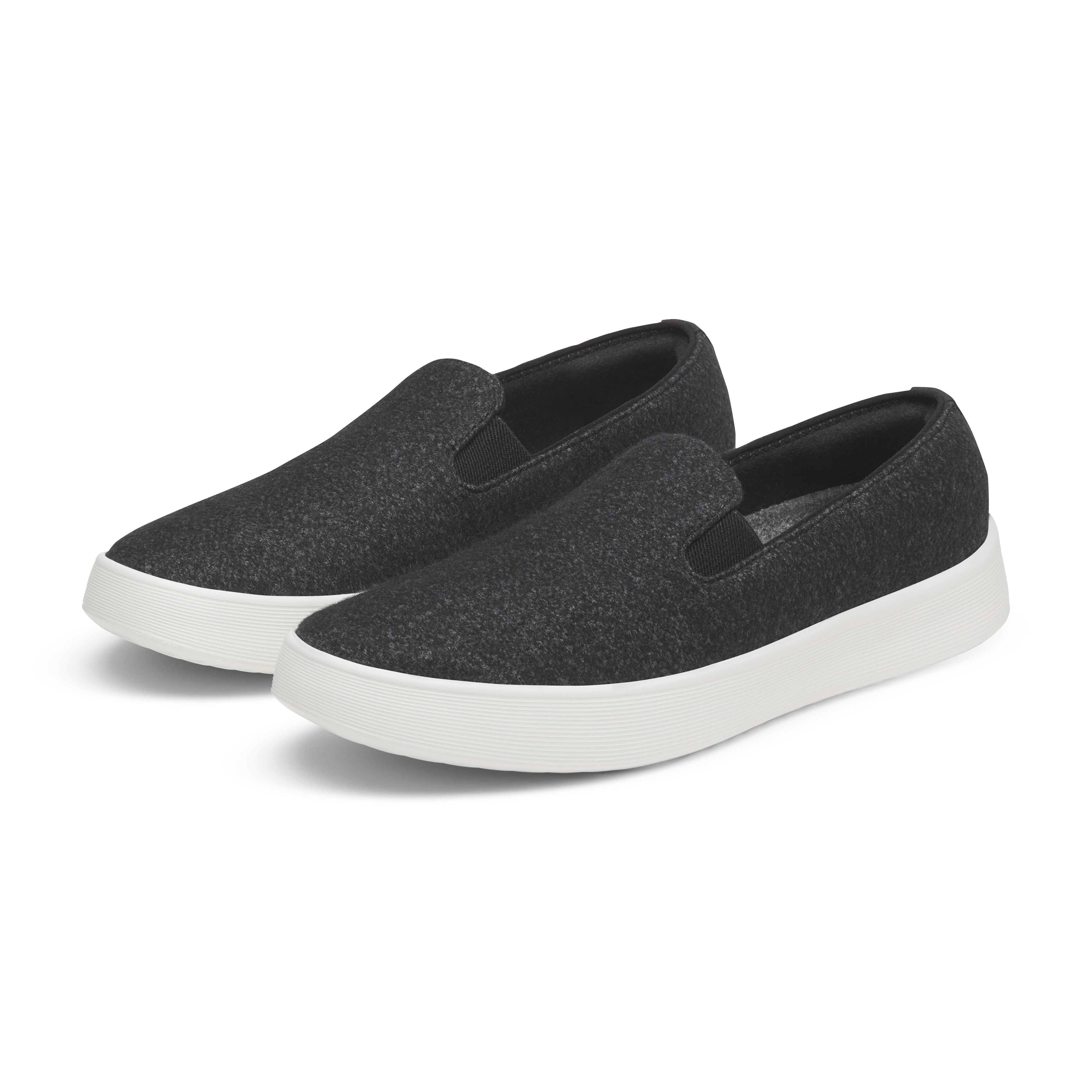 Men's Wool Cruiser Slip On - Natural Black (Blizzard Sole) - Image 5