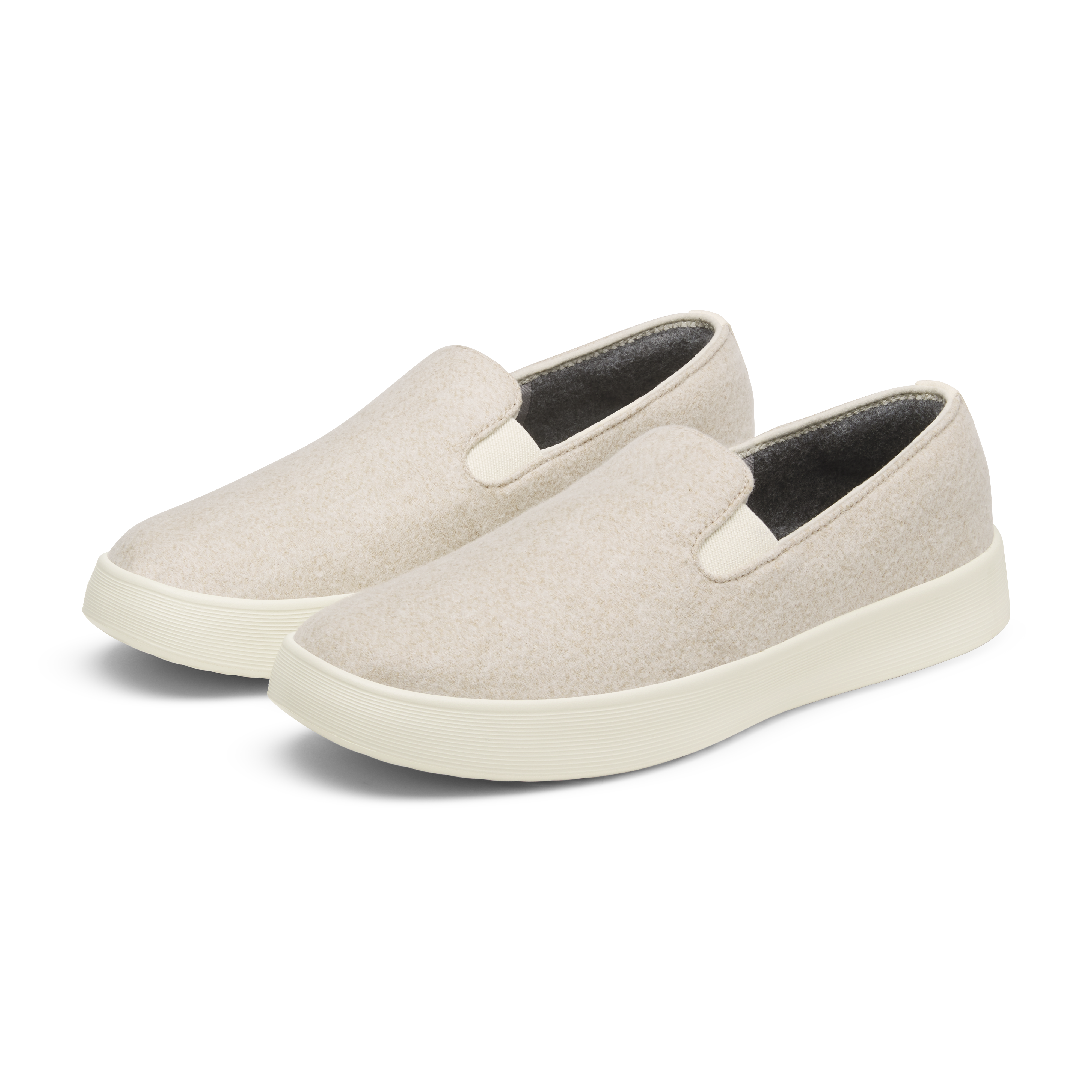 Men's Wool Cruiser Slip On - Rugged Beige (Stony Cream Sole) - Image 5