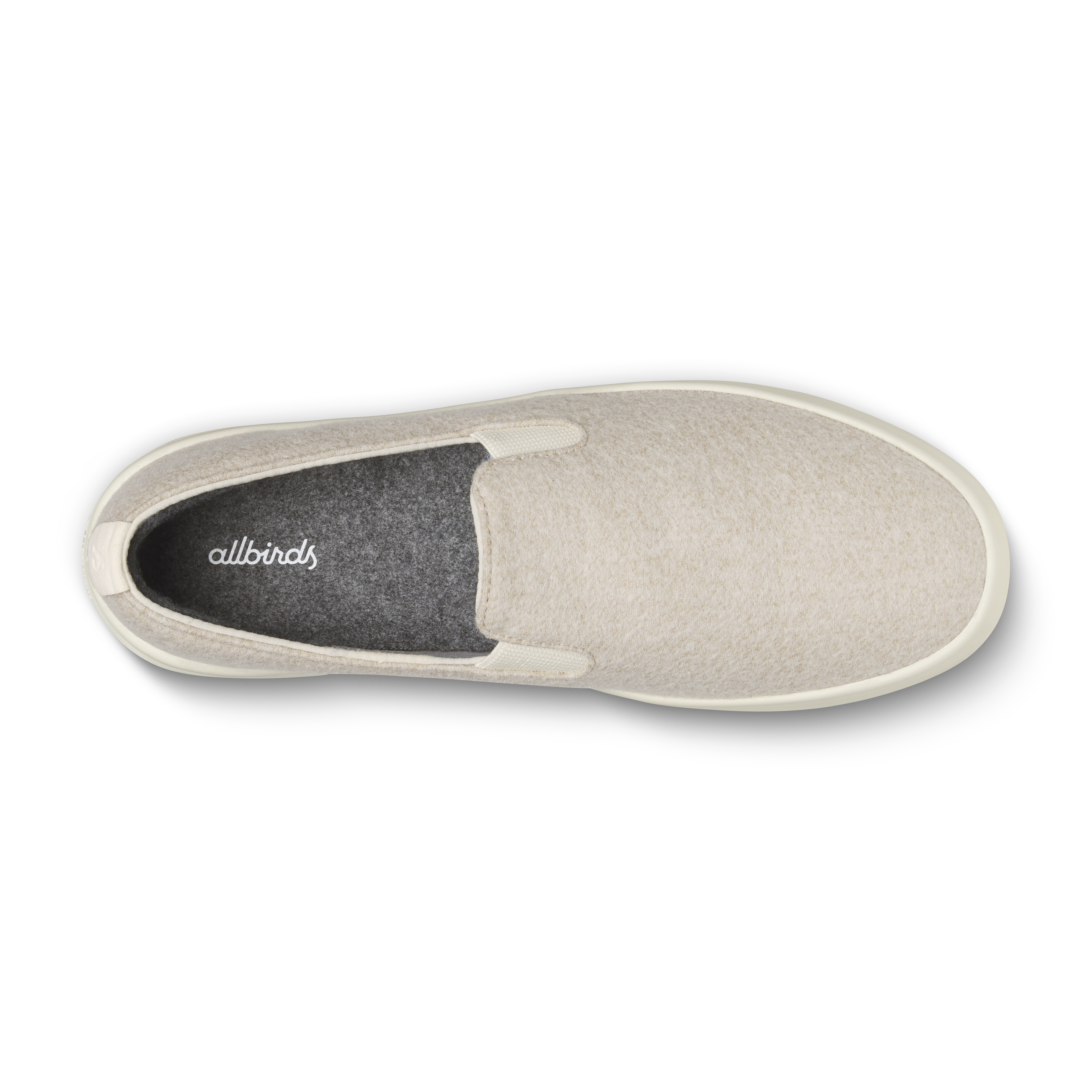 Men's Wool Cruiser Slip On - Rugged Beige (Stony Cream Sole) - Image 3