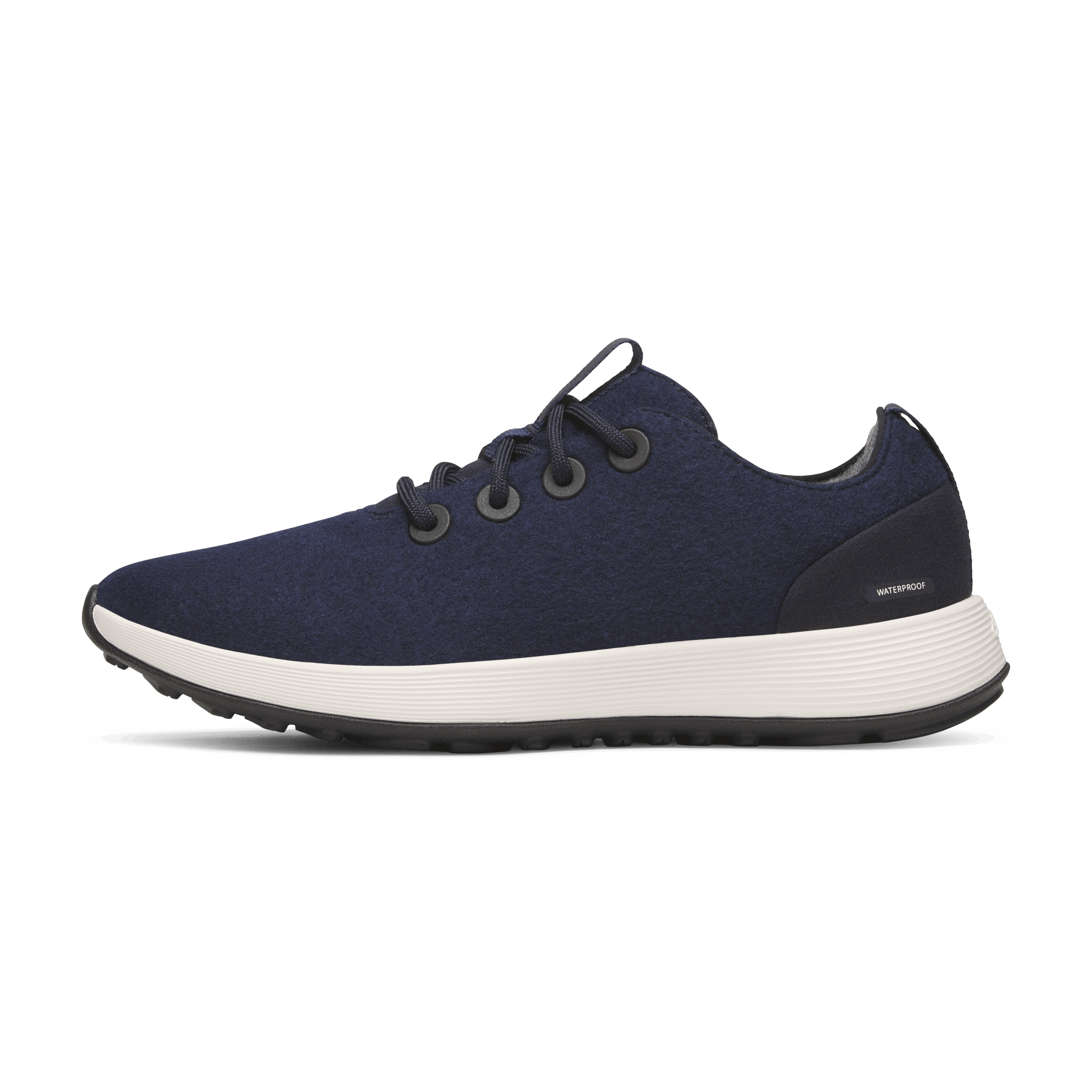 Women's Wool Runner NZ Waterproof - Dark Navy (Natural White Sole)