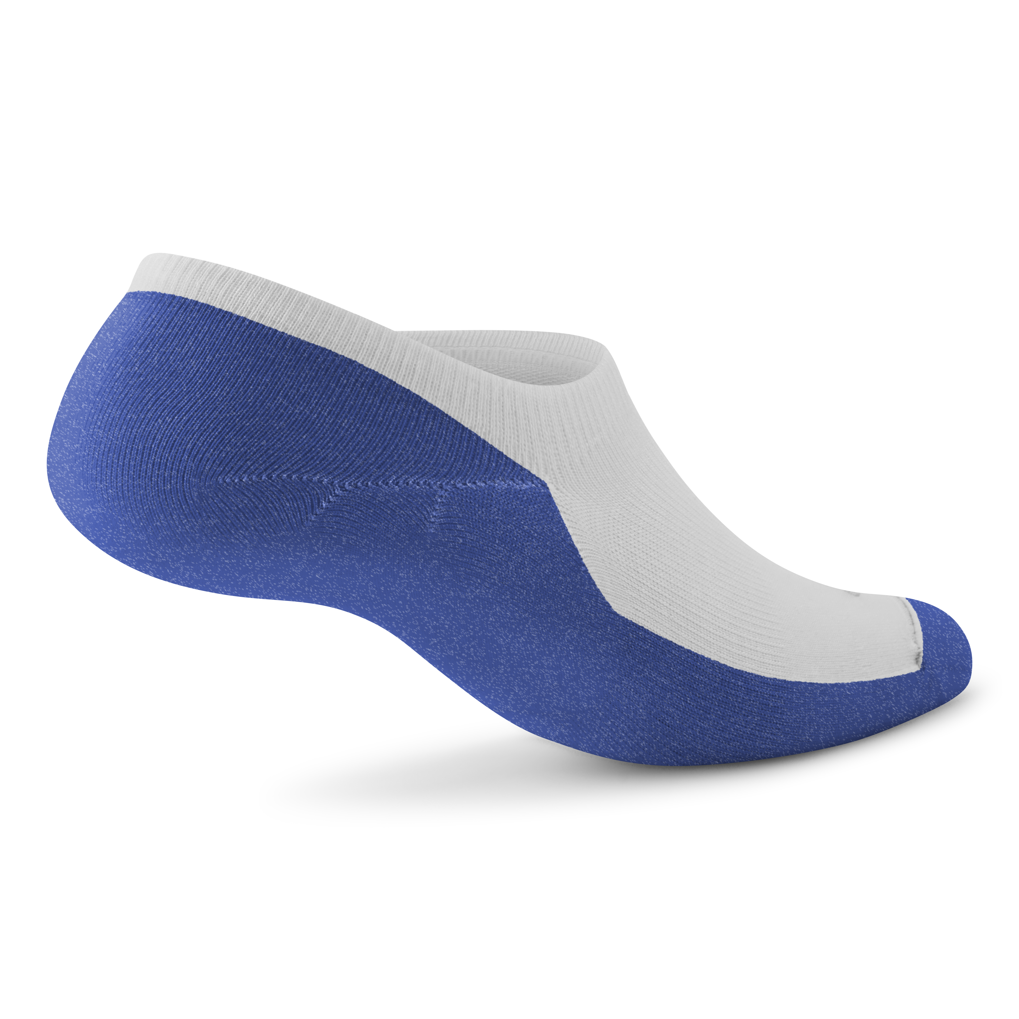Alternative view of Anytime No Show Sock - Blizzard/Royal Blue