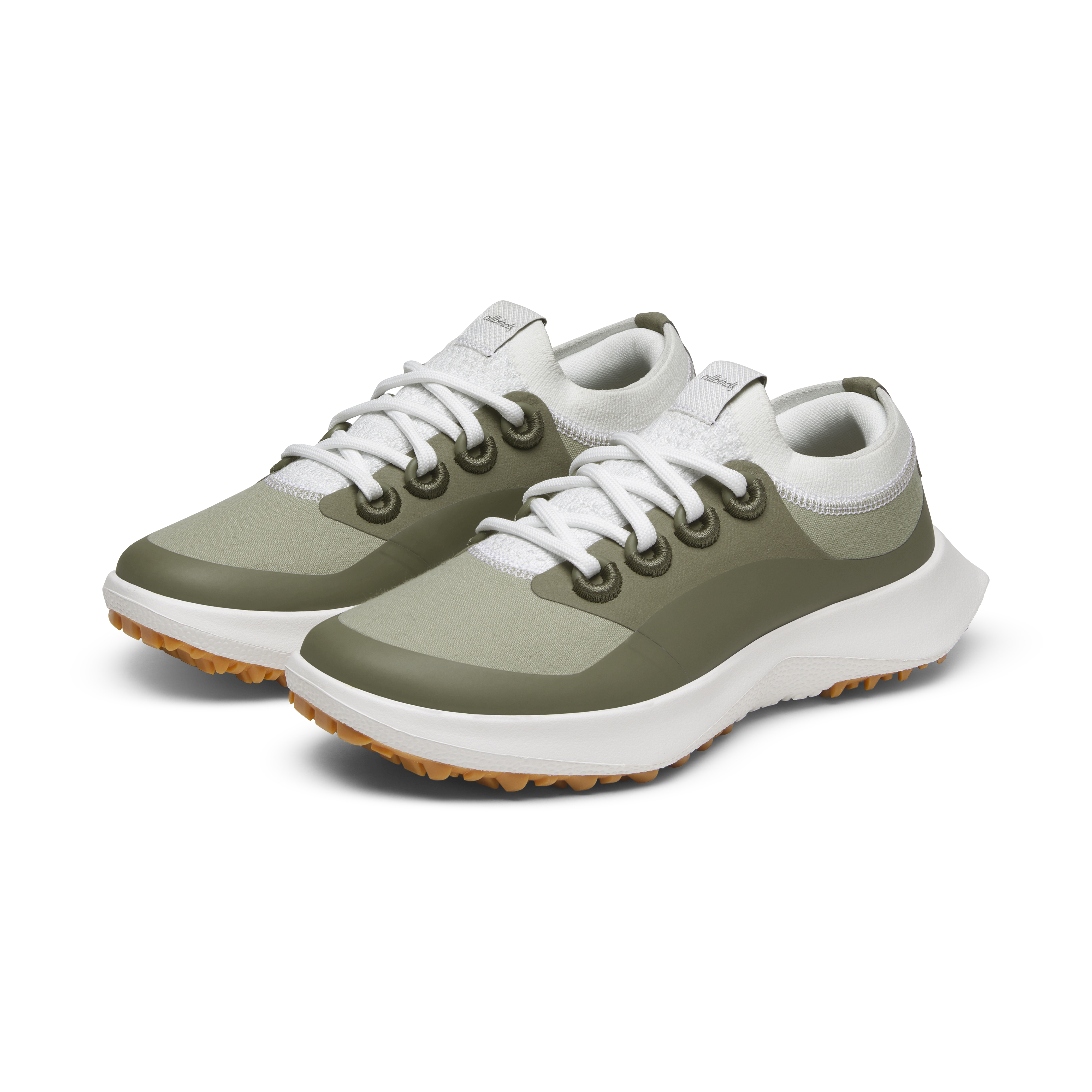 Women's Golf Dasher - Blizzard/Burnt Olive (Medium Gum Sole) - Image 5