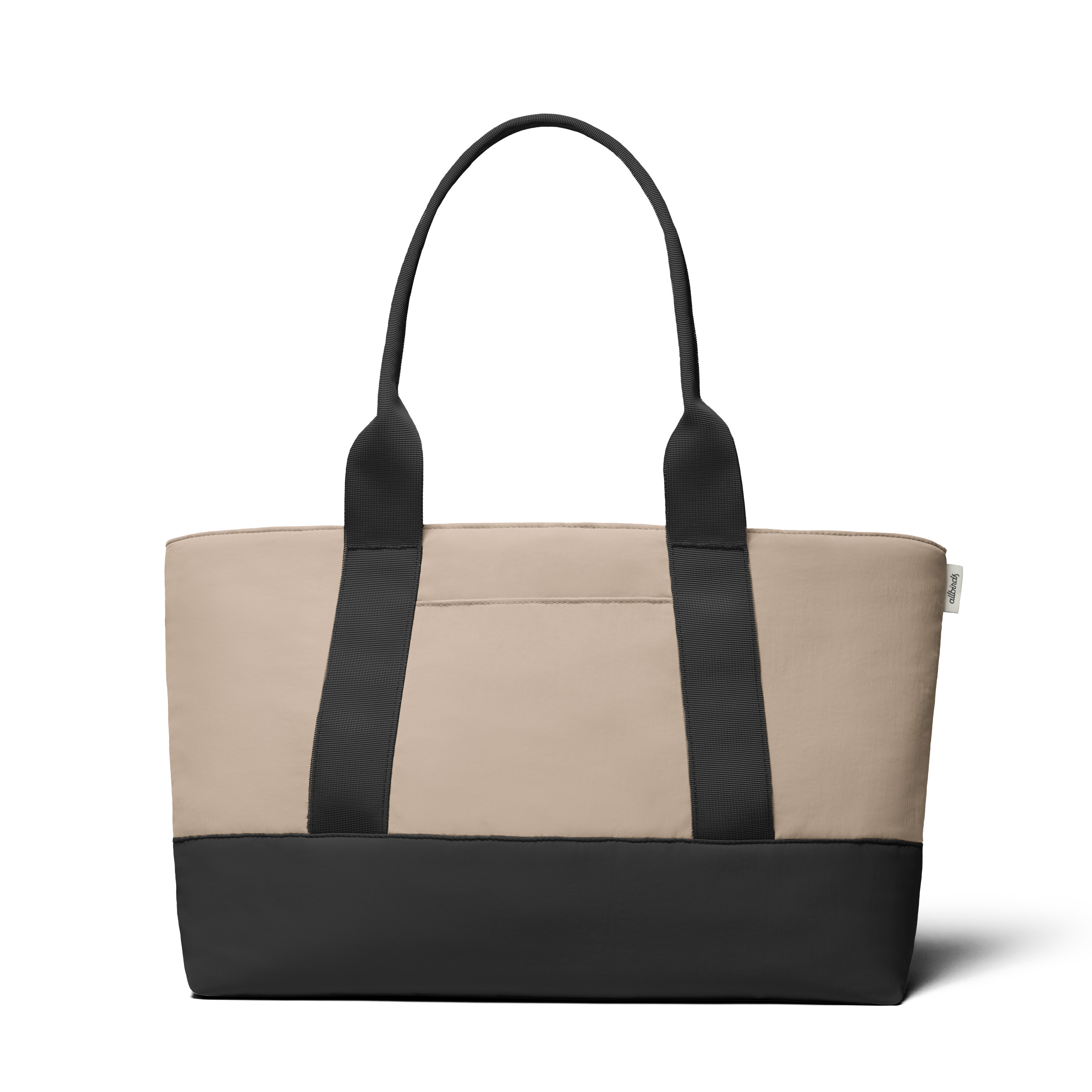 Recycled Tote Bag - Mushroom/True Black