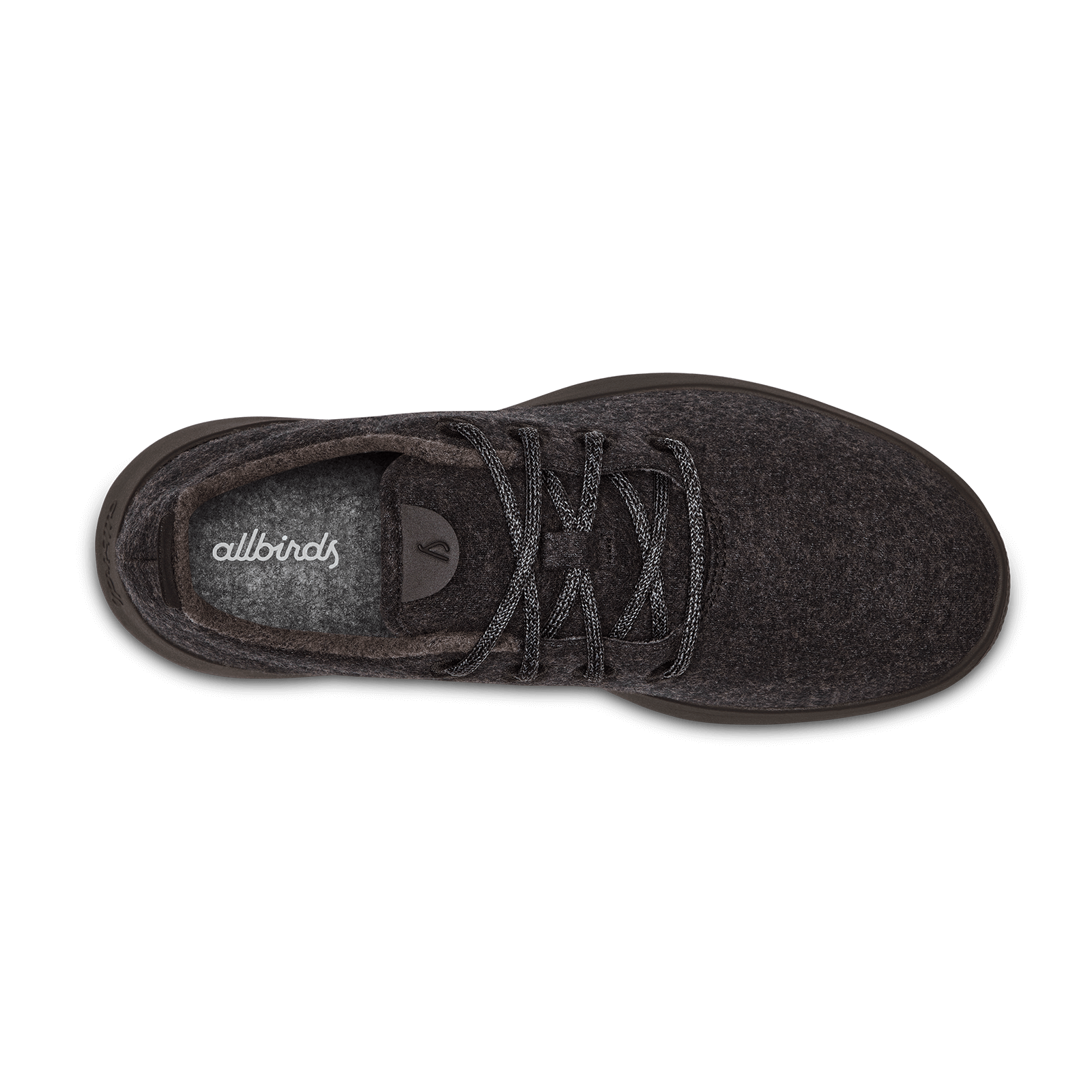 Men's Wool Runner - Natural Black (Black Sole) - Image 3