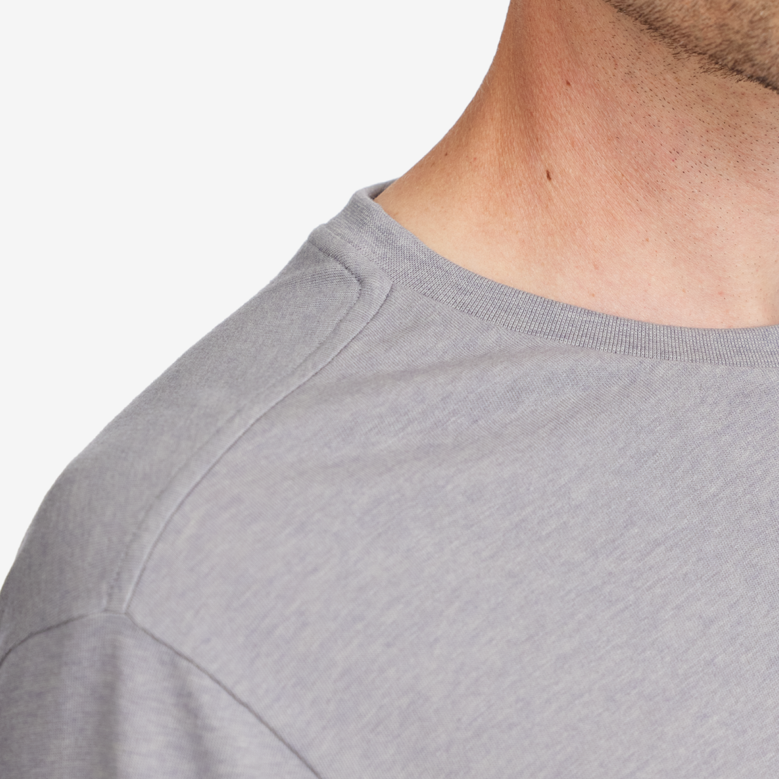Alternative view of Men's Soft Merino Tee - Medium Grey